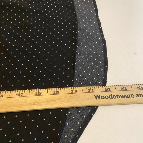 Lands' End Black Polka Dot Blouse - Picture 8 of 9